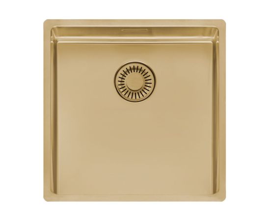 Reginox virtuves izlietne New York Comfort 40x40 (L), viena bļoda, 440x440 mm, gold II