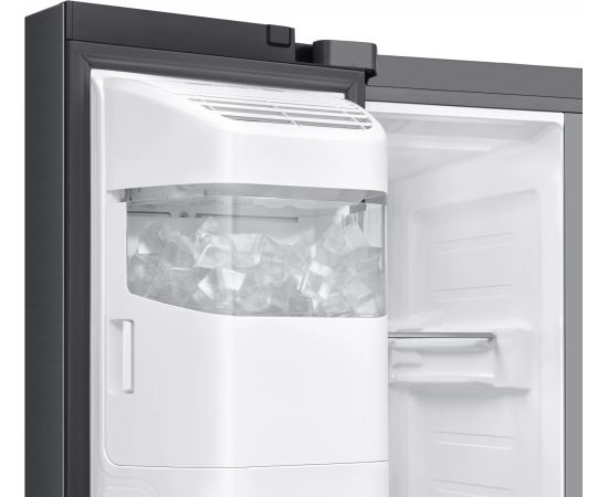 SAMSUNG RS70F64KEFEO Bespoke AI Ledusskapis Side-by-Side NoFrost Melns