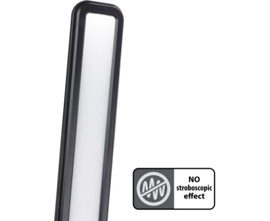 Maclean MCE614 B Dimmable LED Desk Lamp Adjustable Folding 9W IP20 3000K 4500K 6500K Black