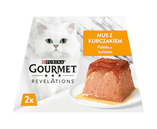 PURINA Gourmet Revelations Chicken - wet cat food - 2x57 g