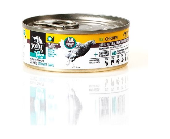 3COTY Chicken Struvite care - wet cat food - 80g Kaķu konservi