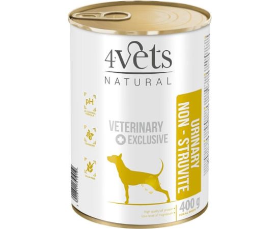 4VETS Natural Urinary No Struvit Dog  - wet dog food - 400 g