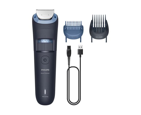 PHILIPS BT3665/15 series 3000 bārdas trimmeris, tumši zils