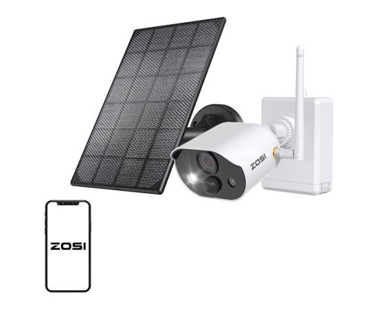 Outdoor IP camera with solar panel ZOSI C306Pro WiFi 3MP IP66