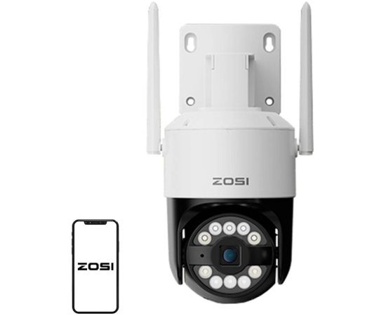 ZOSI C296 WiFi 8MP dual Pan Tilt IP66 outdoor camera + 32GB microSD card