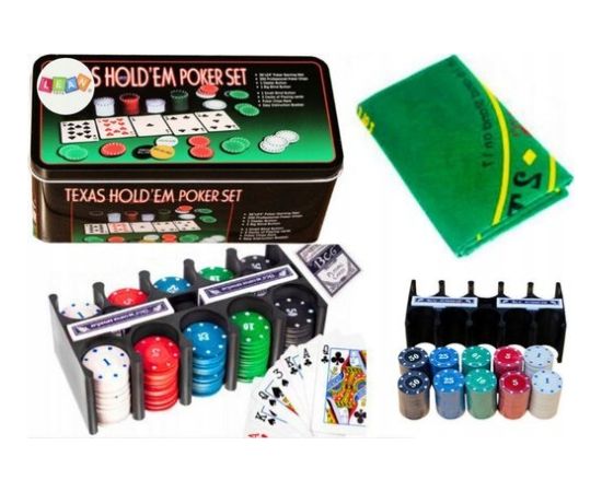 LeanToys Zestaw do gry w Pokera (637873) Galda spēles