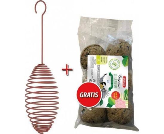 Zolux Spirala mała na kule tłuszczowe kol. ceglasty + Kule tłuszczowe 6 szt. 540 g (172004)
