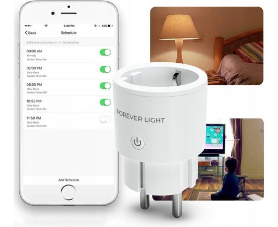 Forever Light WG-08 Wi-Fi Умная розетка
