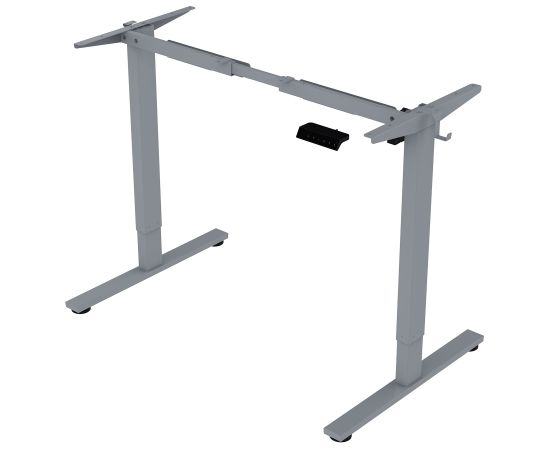 Desk ERGO FIT with 1 motor 120x68xH71,5-116cm, white/silver grey