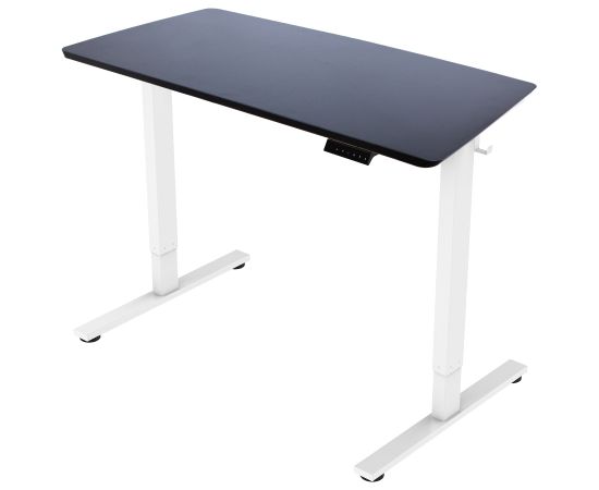 Desk ERGO FIT with 1 motor 120x68xH71,5-116cm, black/white