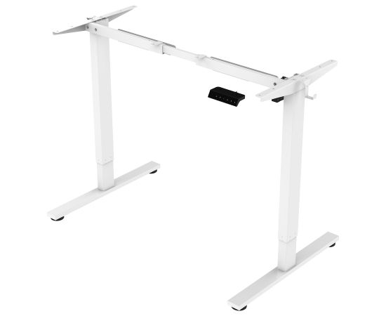 Desk ERGO FIT with 1 motor 120x68xH71,5-116cm, oak/white