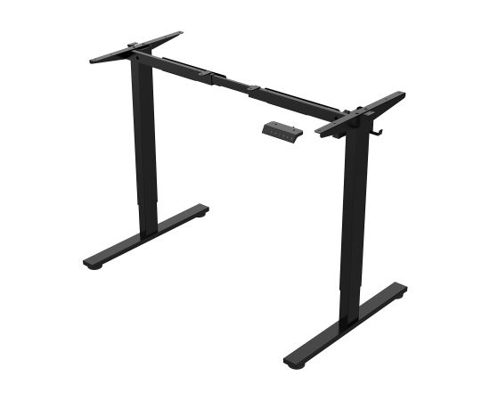 Rakstāmgalds ERGO FIT ar 1 motoru 120x68xH71,5-116cm, melns