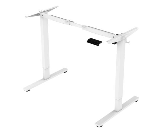 Table leg ERGO FIT with 1 motor, white