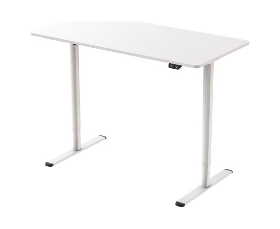 Desk ERGO LIGHT with 1 motor 120x60xH72,5-117,5cm, white