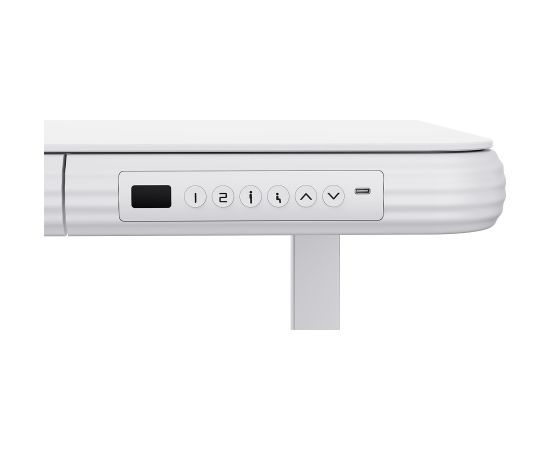 Desk ERGO FIT with 1 motor 122x62xH73,5-118cm, white