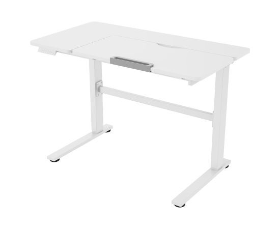 Bērnu rakstāmgalds ERGO KID ar 1 motoru 112x60xH56-80cm, balts