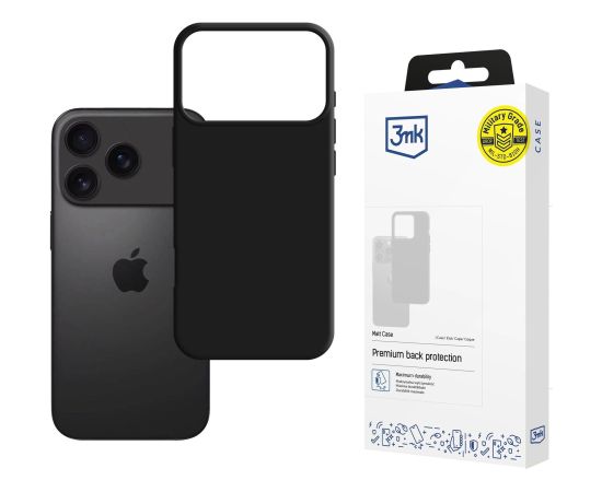 Case 3mk Matt Case Apple iPhone 17 Pro black