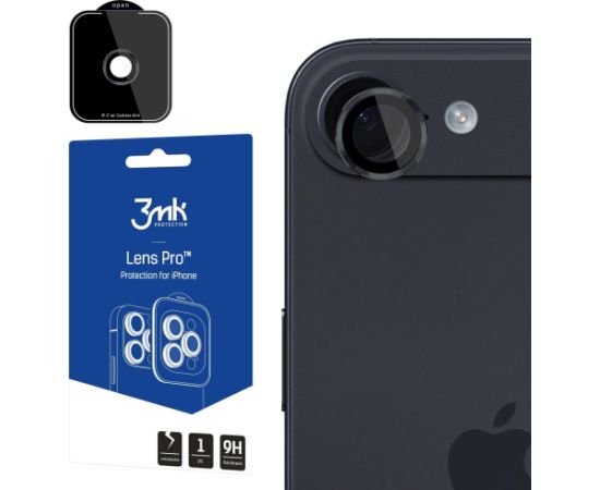 Tempered glass for camera 3mk Lens Pro Apple iPhone 17 Air black
