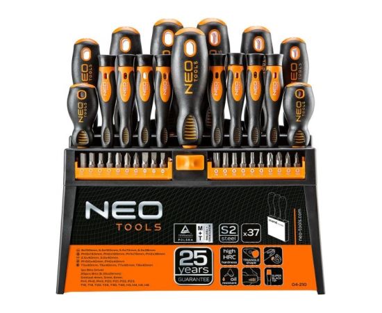 Skrūvgriežu komplekts Neo 04-210; 37 gab.