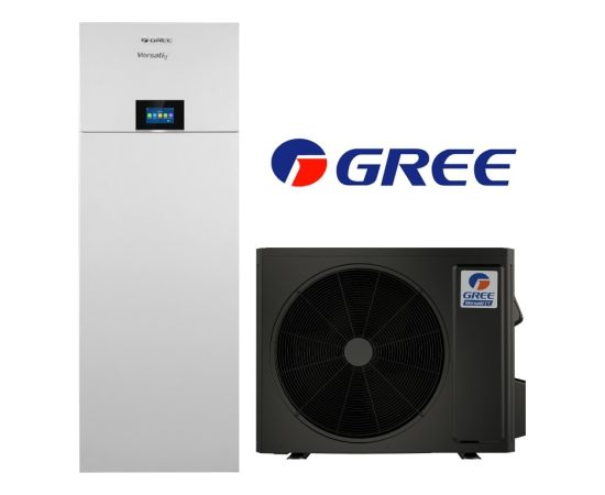 GREE VERSATI IV DUO GRS-CQ6.0PDG/NHH3-E gaiss-ūdens siltumsūknis, 6,2kW, līdz -30°C