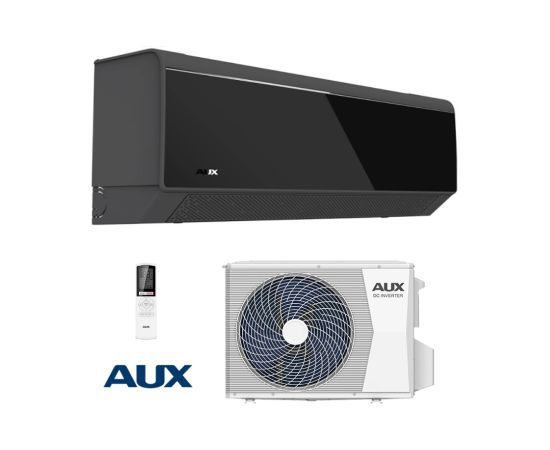 AUX C+++ ASW-H18E3A4/CBR3DI-C7 Black gaisa kondicionieris / siltumsūknis, līdz -25°C, 35-55m²