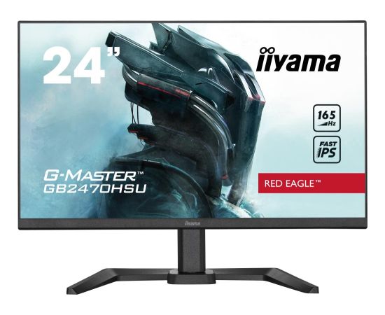 LCD Monitor IIYAMA GB2470HSU-B5 24" Panel IPS 1920x1080 16:9 165Hz Matte 0.8 ms Speakers Pivot Height adjustable Tilt Colour Black GB2470HSU-B5