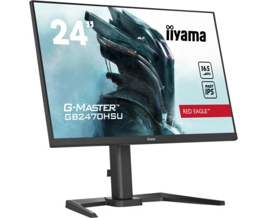 LCD Monitor IIYAMA GB2470HSU-B5 24" Panel IPS 1920x1080 16:9 165Hz Matte 0.8 ms Speakers Pivot Height adjustable Tilt Colour Black GB2470HSU-B5