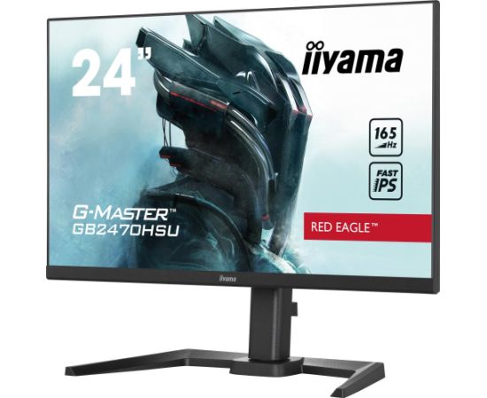 LCD Monitor IIYAMA GB2470HSU-B5 24" Panel IPS 1920x1080 16:9 165Hz Matte 0.8 ms Speakers Pivot Height adjustable Tilt Colour Black GB2470HSU-B5