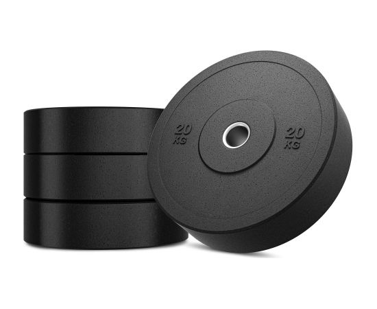 Cietgumijas svaru disku komplekts - MW-Bumper - 60 kg / 2 x 20 kg + 2 x 10 kg - Marbo Sport