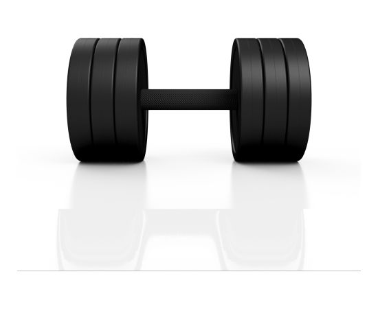 Gumijota hantele 1 gab. 22,5 kg - Marbo Sport