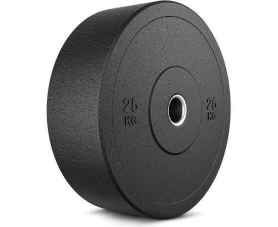 Marbo Sport ar gumiju pārklāts olimpiskais disks 25 kg MW-Bumper-25KG 1 gab.