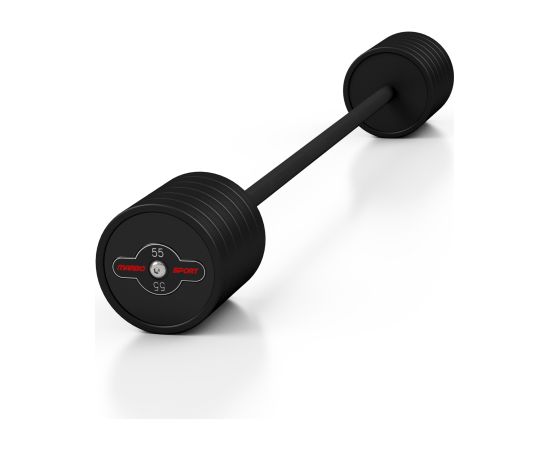 Gumijots svara stienis ar fiksētu svaru 1 gab. 55 kg - Marbo Sport