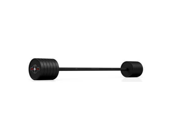 Gumijots svara stienis ar fiksētu svaru 1 gab. 55 kg - Marbo Sport