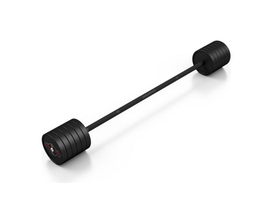Gumijots svara stienis ar fiksētu svaru 1 gab. 50 kg - Marbo Sport