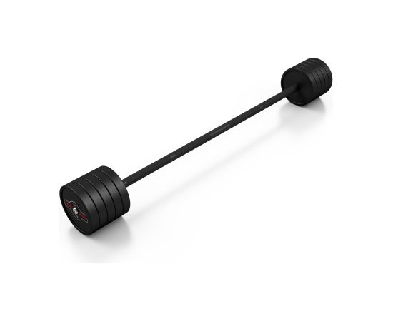 Gumijots svara stienis ar fiksētu svaru 1 gab. 45 kg - Marbo Sport