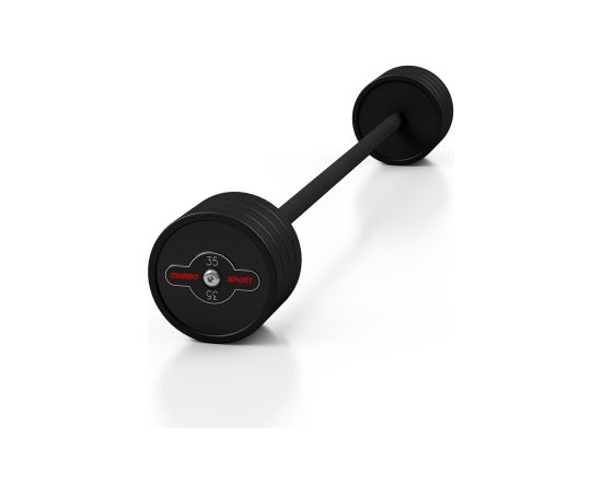 Gumijots svara stienis ar fiksētu svaru 1 gab. 35 kg - Marbo Sport