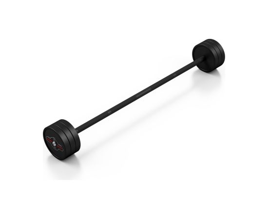 Gumijots svara stienis ar fiksētu svaru 1 gab. 25 kg - Marbo Sport