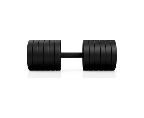 Gumijota hantele 1 gab. 47,5 kg - Marbo Sport