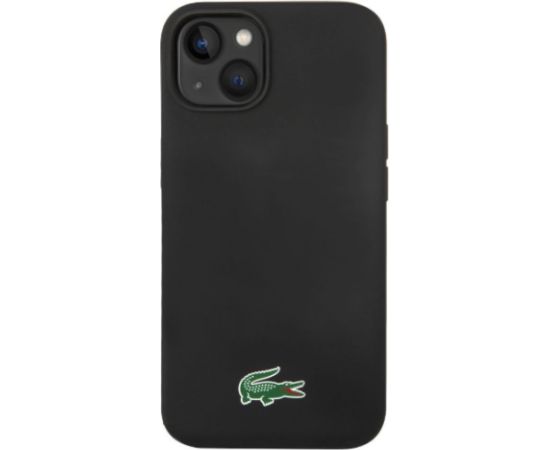 Lacoste Liquid Silicone Microfiber Croc Logo MagSafe Case Aizsargapvalks priekš Apple iPhone 13  / 14 / 15
