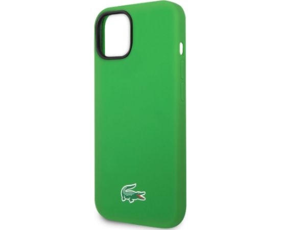 Lacoste Liquid Silicone Microfiber Croc Logo MagSafe Case Aizsargapvalks priekš iPhone 14