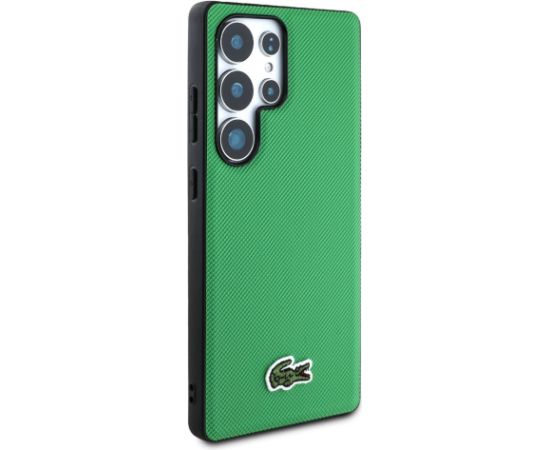 Lacoste Iconic Petit Pique Woven Logo MagSafe Case Aizsargapvalks priekš Samsung Galaxy S25 Ultra