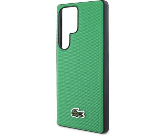 Lacoste Iconic Petit Pique Woven Logo MagSafe Case Aizsargapvalks priekš Samsung Galaxy S25 Ultra