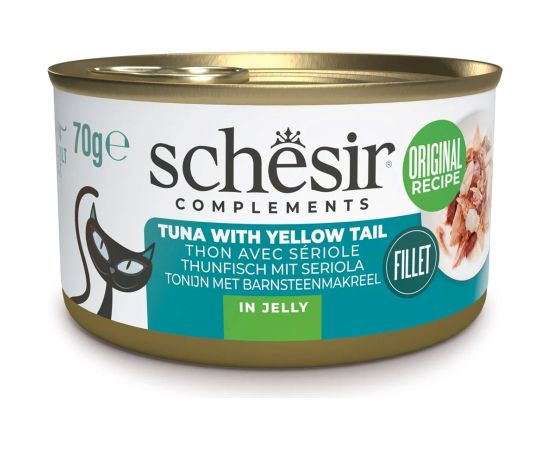 Agras Pet Foods SCHESIR in jelly Tuna with yellow tail - wet cat food - 70g