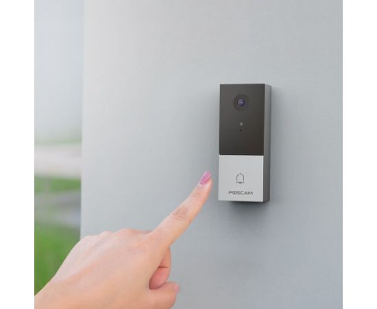 Foscam VD1 video intercom system 4 MP Black, Silver
