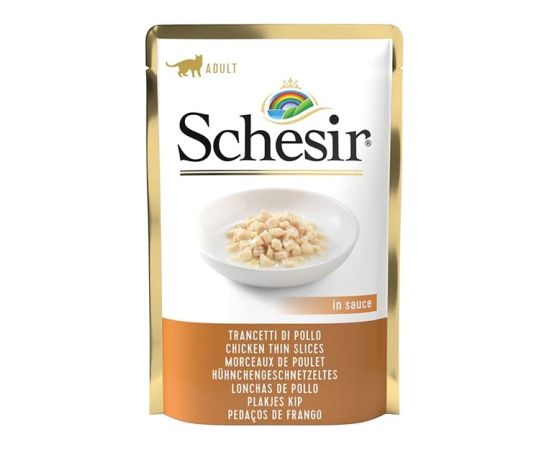Agras Pet Foods SCHESIR in sauce Chicken thin slices - wet cat food - 85 g