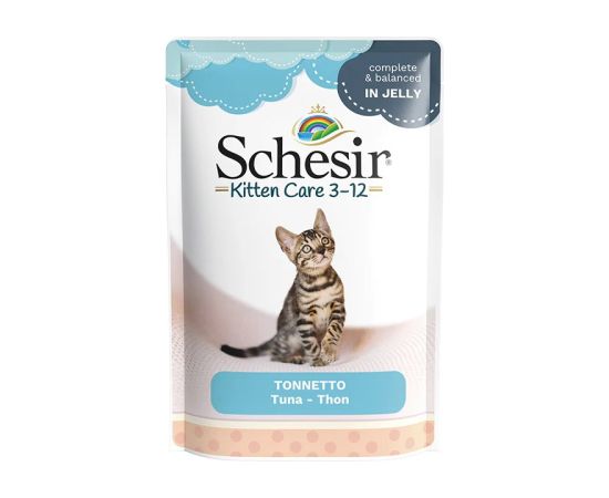 Agras Pet Foods SCHESIR Tuna in jelly - wet food for kittens - 85g