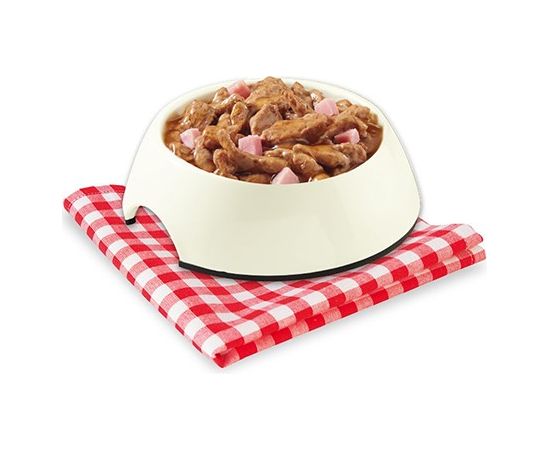Agras Pet Foods STUZZY Sfilaccetti Chicken with ham - wet dog food - 100g