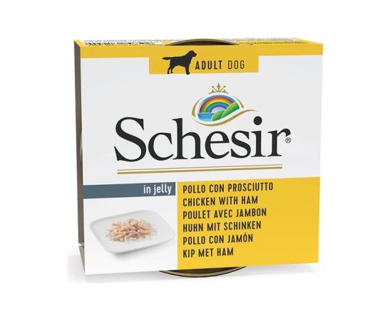 Agras Pet Foods SCHESIR in jelly Chicken with ham - wet dog food - 150 g