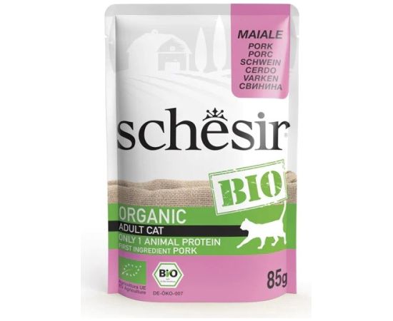 Agras Pet Foods SCHESIR Bio Pork - wet cat food - 85 g