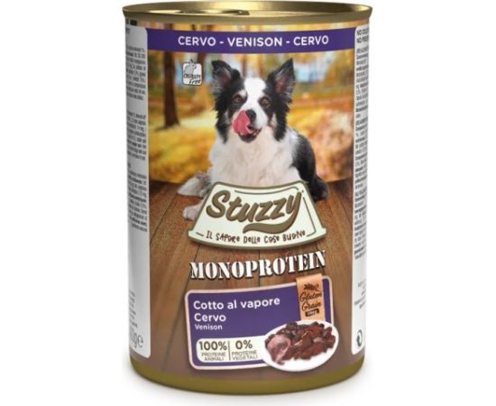 Agras Pet Foods STUZZY Monoprotein Venison - wet dog food - 400 g
